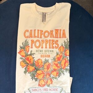 Free People California poppies vintage tee